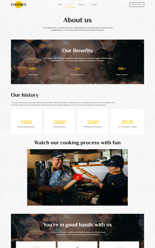 Foodies Template About